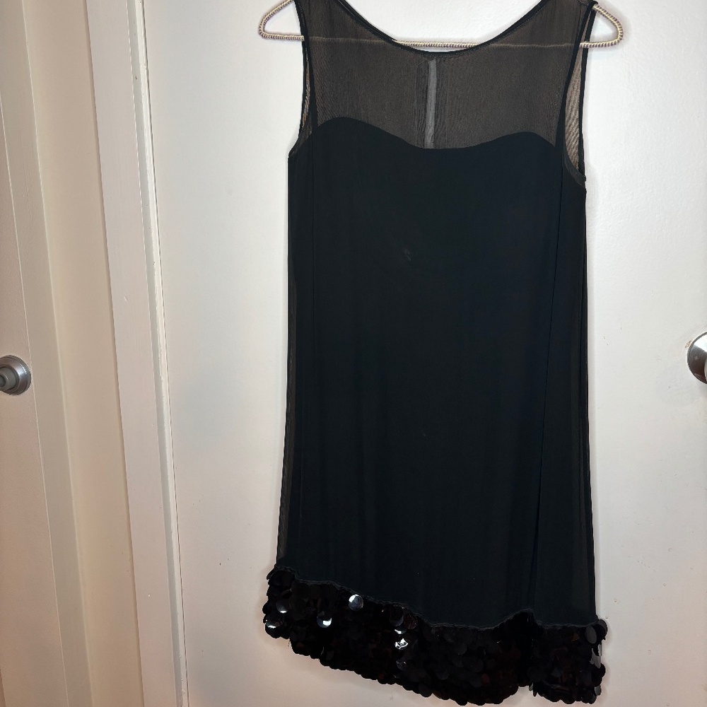 Vintage 1960s Mardi Gras New York Silk Shift Dress